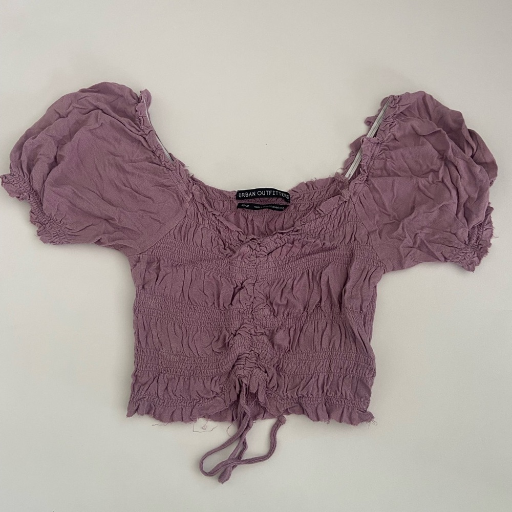 Urban Outfitters purple crop top